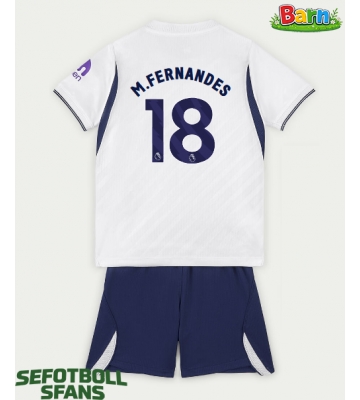 Tottenham Hotspur Mateus Fernandes #18 Hemmaställ Barn 2026-27 Kortärmad (+ Korta byxor)